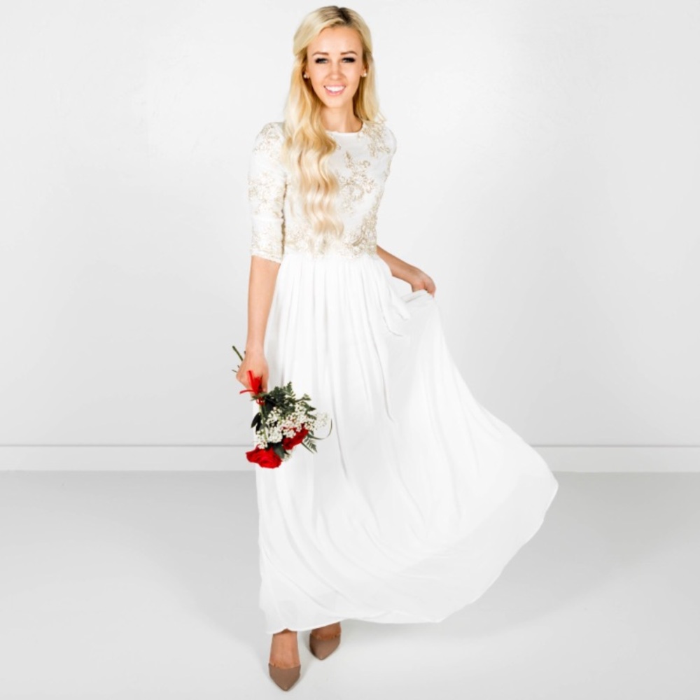 ❕White Maxi Formal Dress❕Wedding / Prom Style